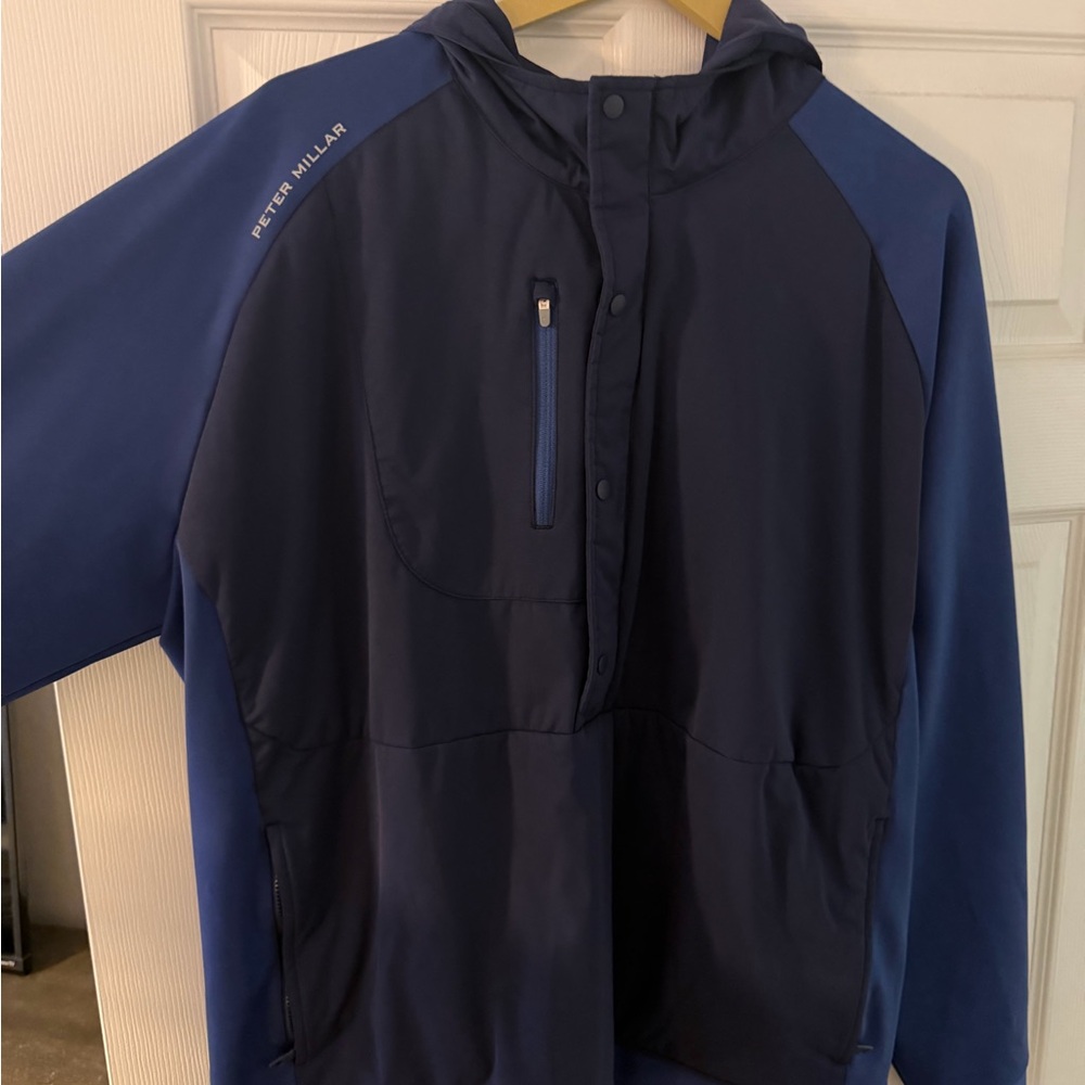 Peter Millar Men's Navy and Royal Blue Performance Jacket